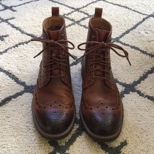 Clarks lace up boots